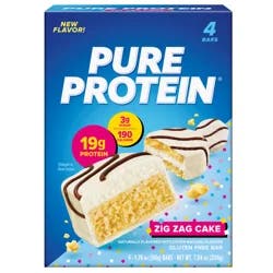Pure Protein Zig Zag Cake Bar 4ct