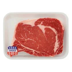 H-E-B Boneless Beef Ribeye Steak, Thick Cut - USDA Choice