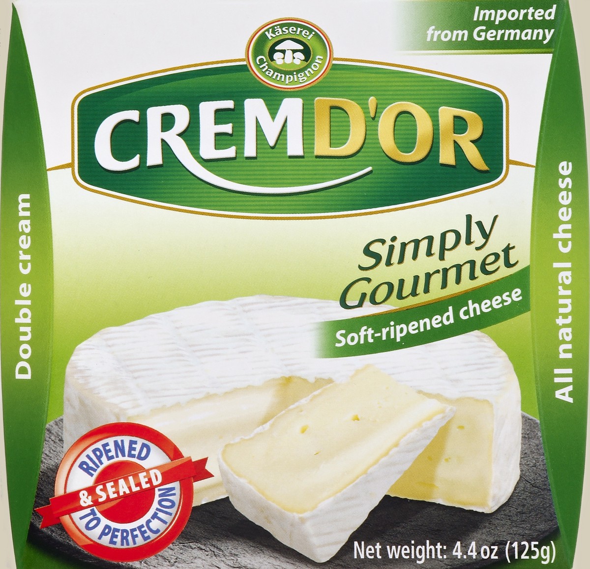 slide 3 of 4, CREMD'OR Soft Ripened Double Cream Cheese, 4 oz