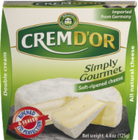 slide 1 of 4, CREMD'OR Soft Ripened Double Cream Cheese, 4 oz