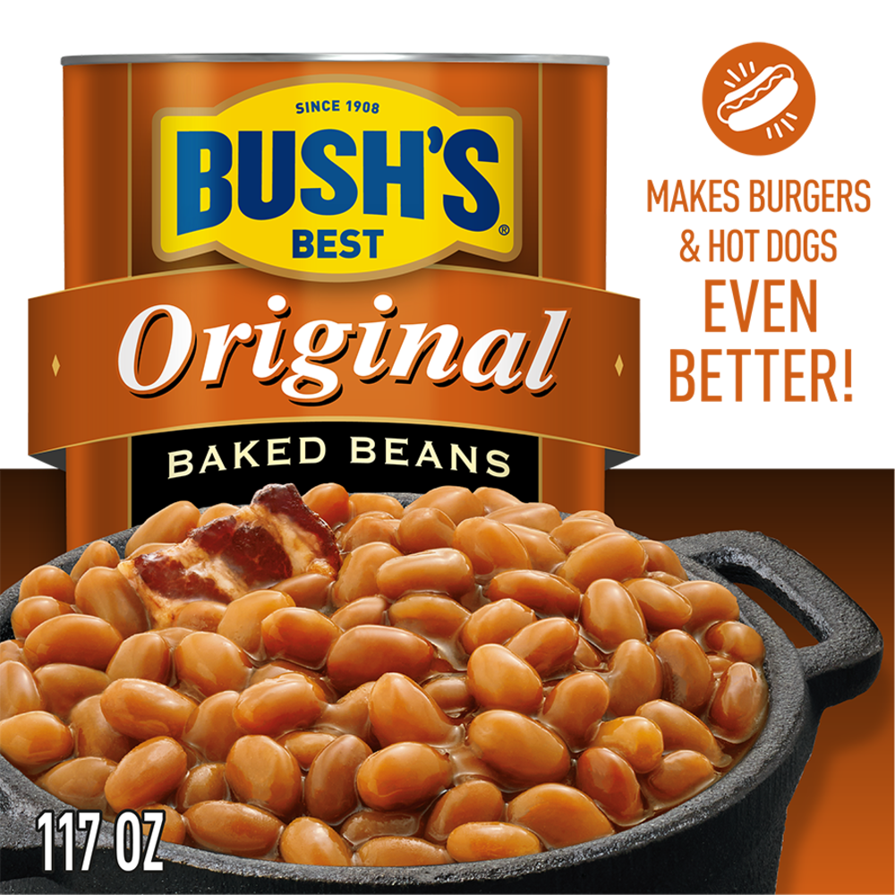 slide 2 of 5, Bush's Best Bush's Original Baked Beans 117 oz, 117 oz