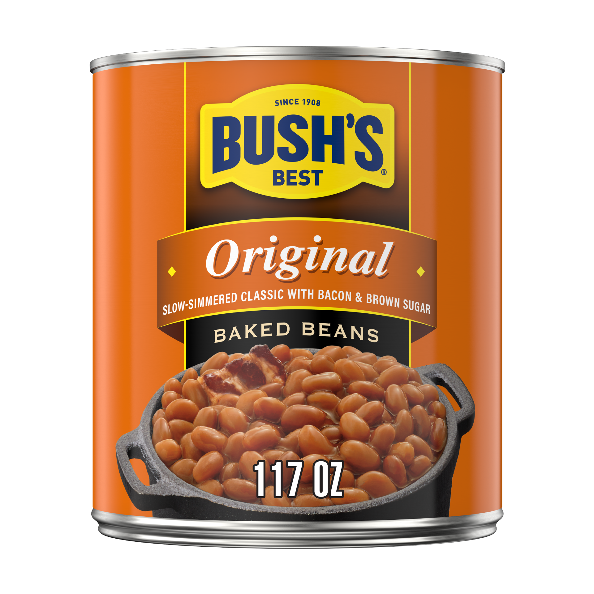 slide 1 of 5, Bush's Best Bush's Original Baked Beans 117 oz, 117 oz