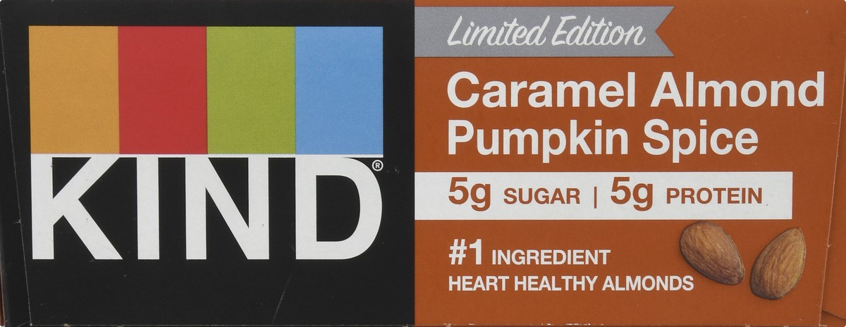 slide 10 of 14, KIND Caramel Almond Pumpkin Spice Bars 12 ea, 12 ct