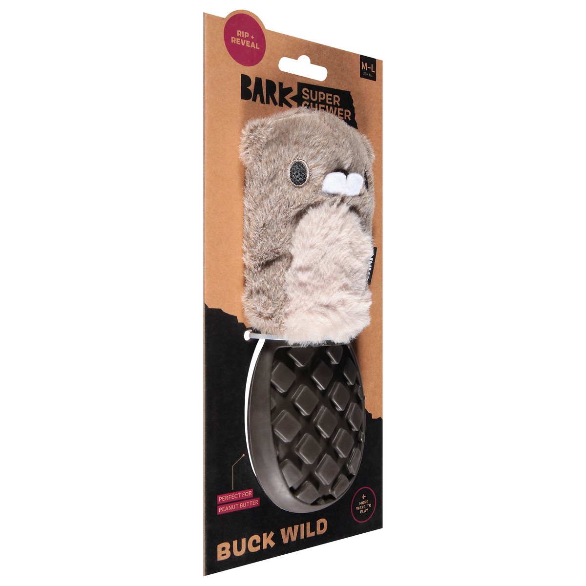 slide 4 of 11, BARK Super Chewer M-L 20+ Lbs Buck Wild Dog Toy 1 ea, 1 ct