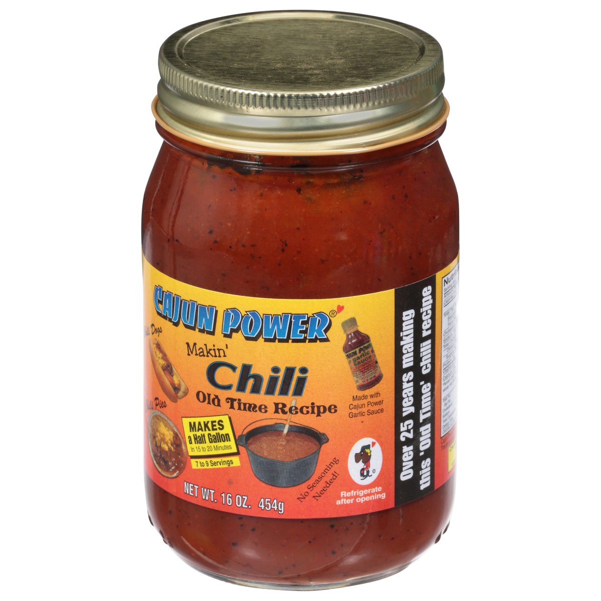 slide 3 of 9, Cajun Power Chili Sauce, 16 oz
