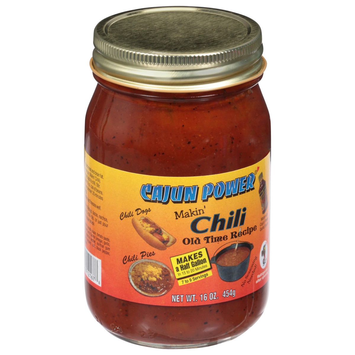 slide 1 of 9, Cajun Power Chili Sauce, 16 oz