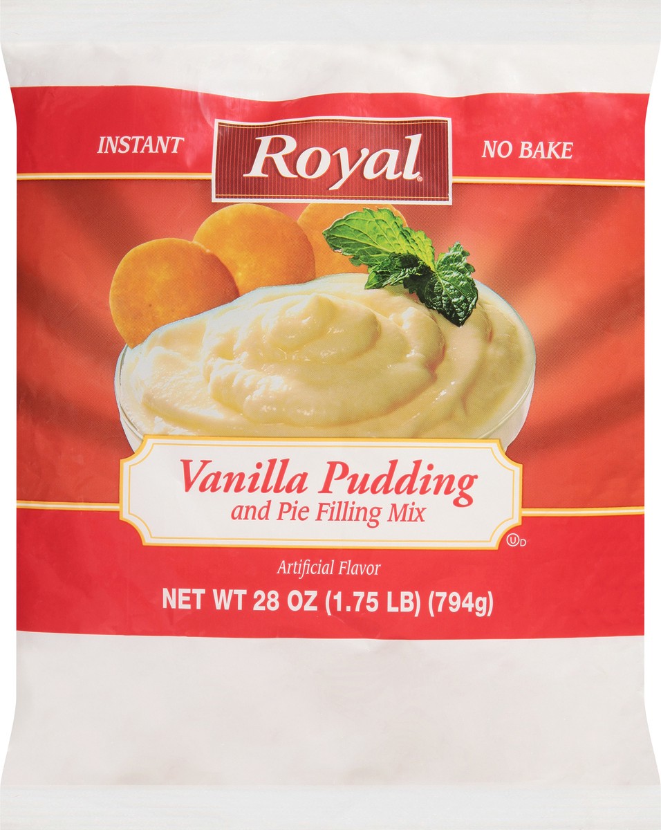 slide 2 of 15, Royal Vanilla Pudding and Pie Filling Mix 28 oz, 28 oz