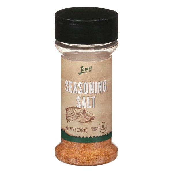 slide 1 of 1, Lowes Foods Seasoning Salt, 4 oz