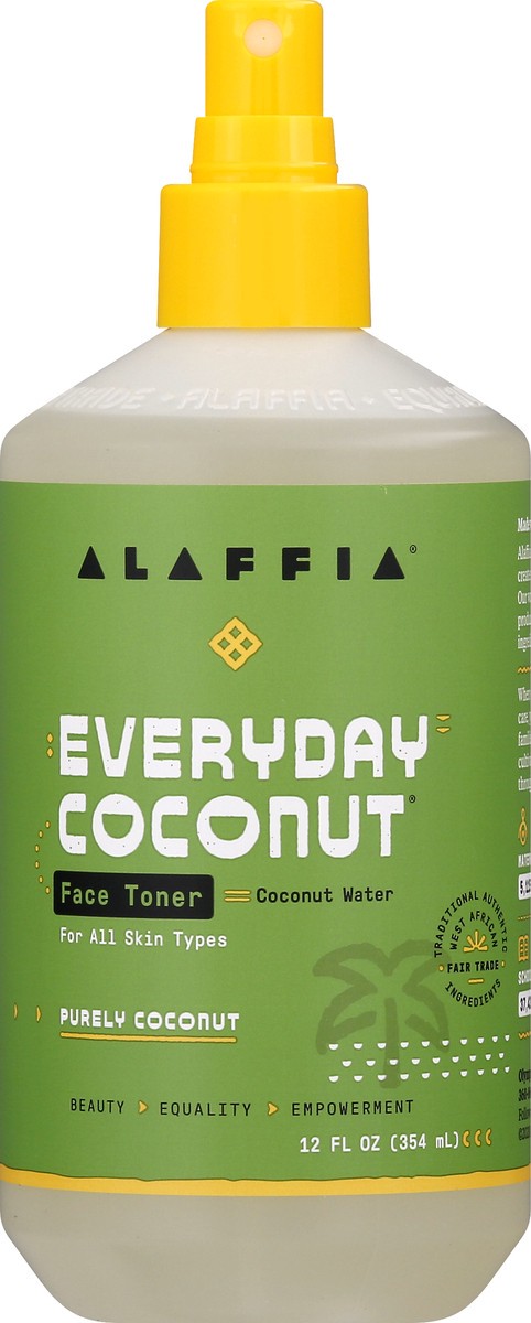 slide 1 of 11, Alaffia Everyday Coconut Purely Coconut Face Toner 12 oz, 12 oz