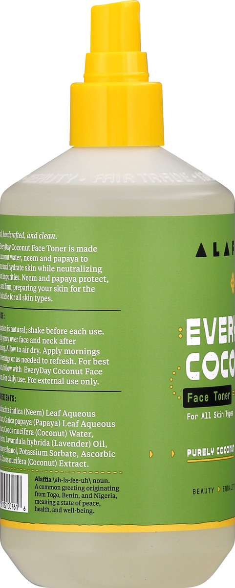 slide 7 of 11, Alaffia Everyday Coconut Purely Coconut Face Toner 12 oz, 12 oz