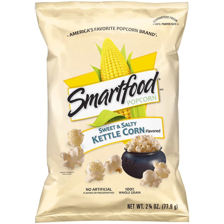 slide 1 of 3, Smartfood Kettle Corn Popcorn, 2.75 oz