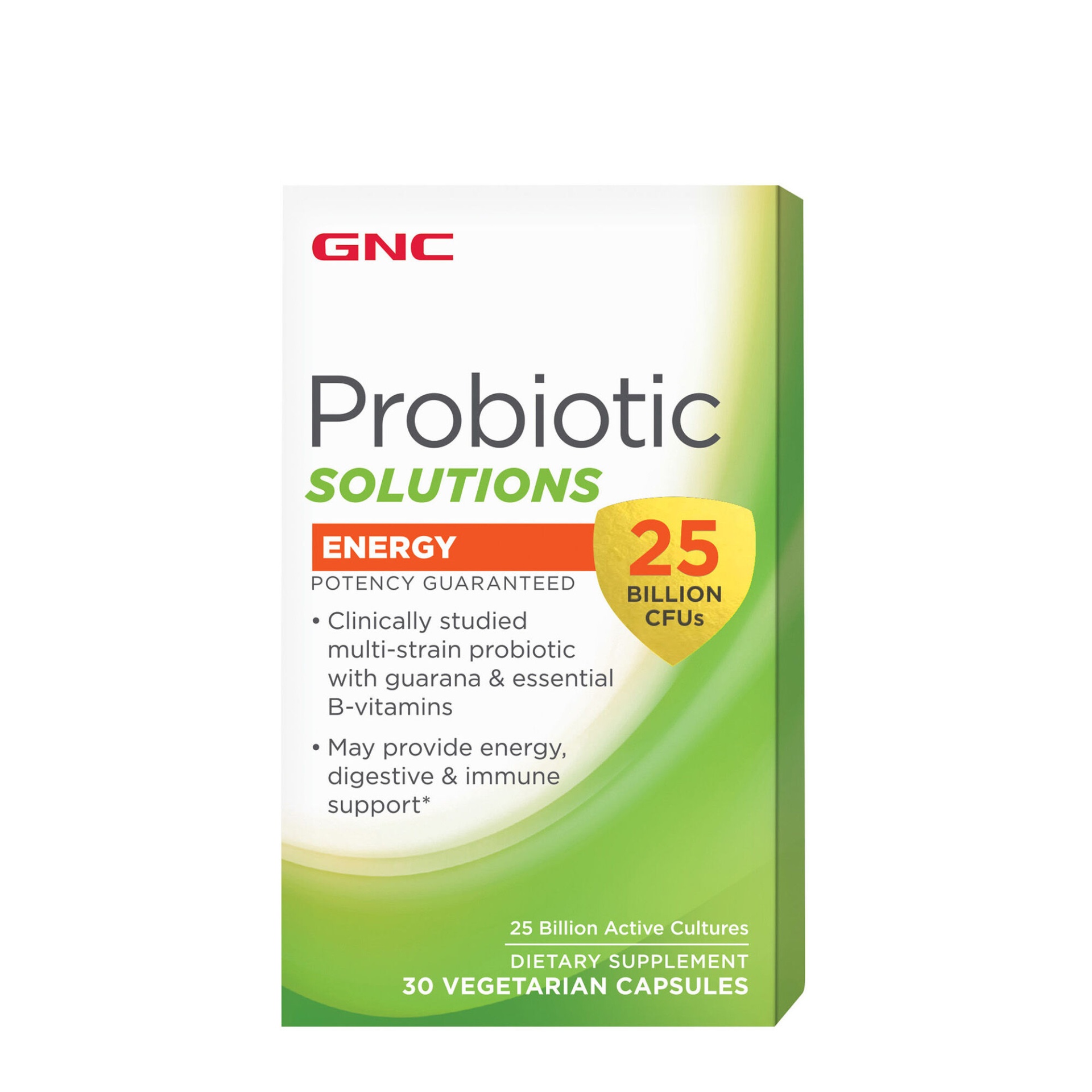 slide 1 of 1, GNC Probiotic Solutions - Energy, 30 ct