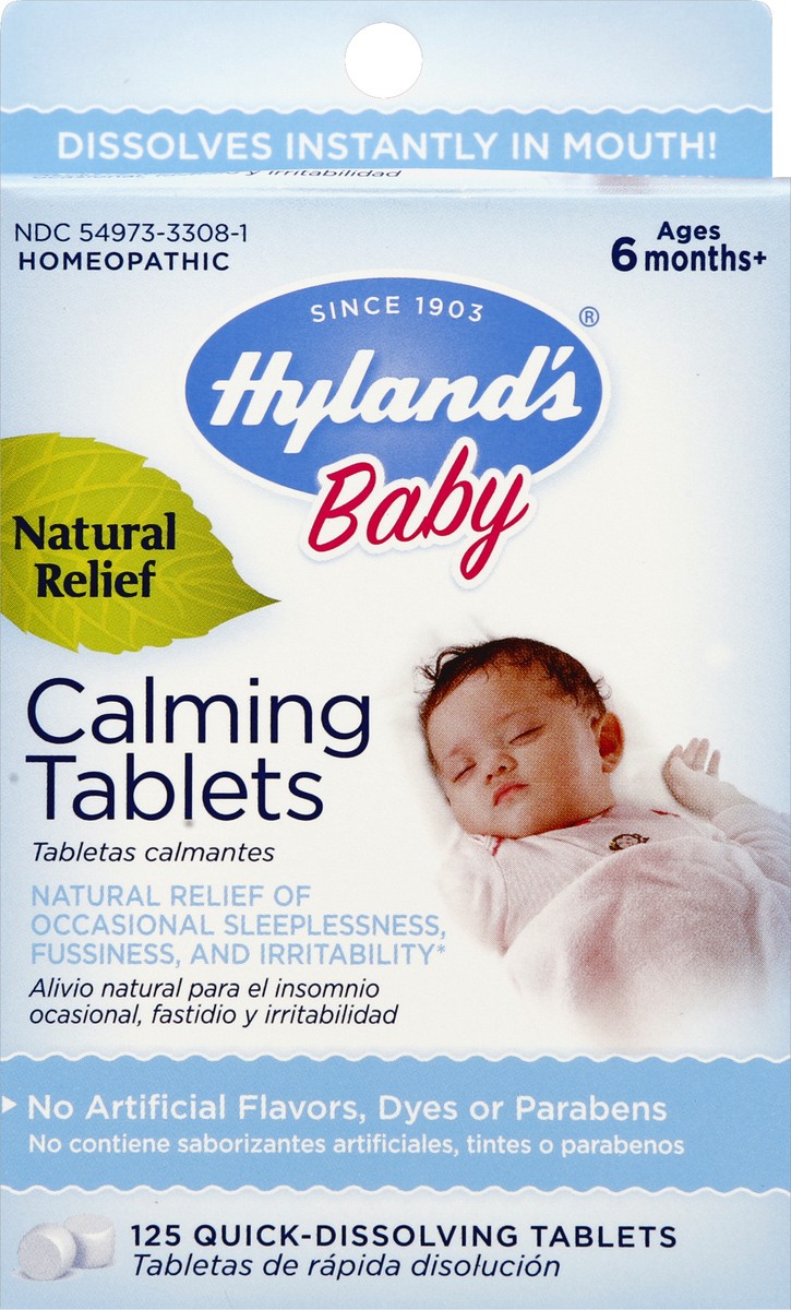 slide 4 of 4, Hyland's Calming Tablets 125 ea, 125 ct