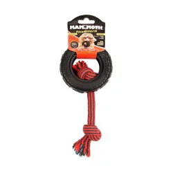 Mammoth Tirebiter With Rope Dog Toy - Each