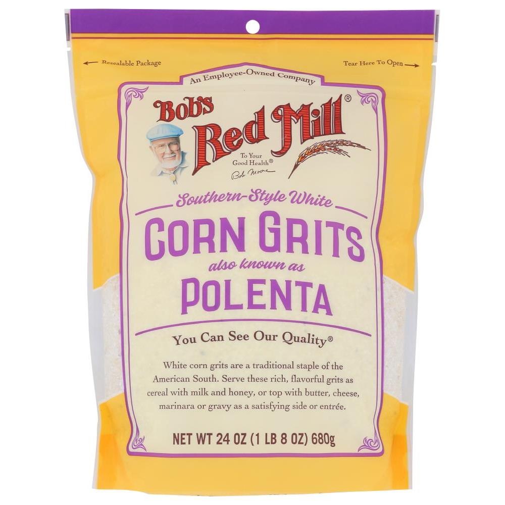 slide 1 of 1, Bob's Red Mill Natural Foods, Inc. Bob's Red Mill White Corn Grits, 24 oz