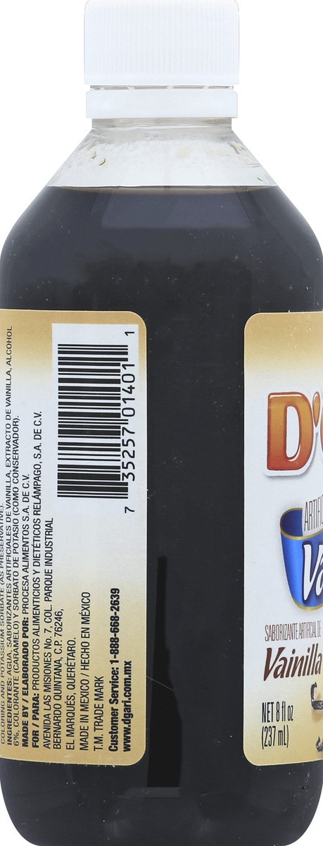 slide 5 of 8, D'Gari Vanilla 8 oz, 8 oz