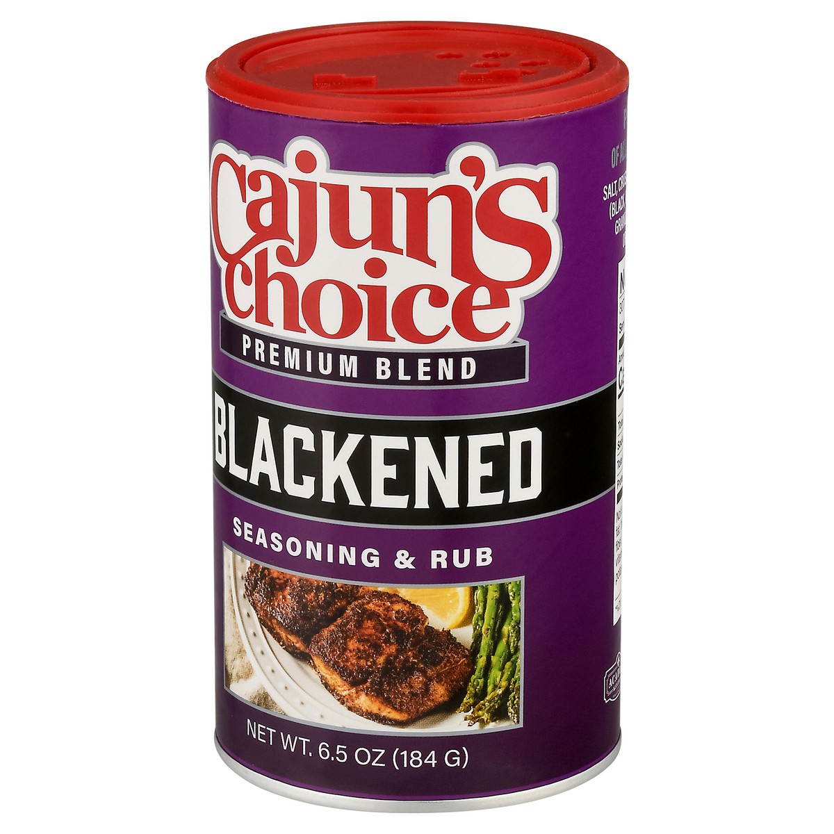 slide 6 of 9, Cajun's Choice Blackened Premium Blend Seasoning & Rub 6.5 oz, 6.5 oz