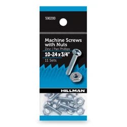 Hillman Phillips Pan Screw 10-24 x 3/4"