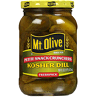 slide 2 of 21, Mt. Olive Petite Snack Crunchers Kosher Dill Pickles, 16 fl oz