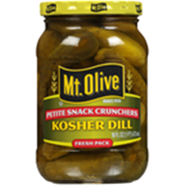 slide 20 of 21, Mt. Olive Petite Snack Crunchers Kosher Dill Pickles, 16 fl oz