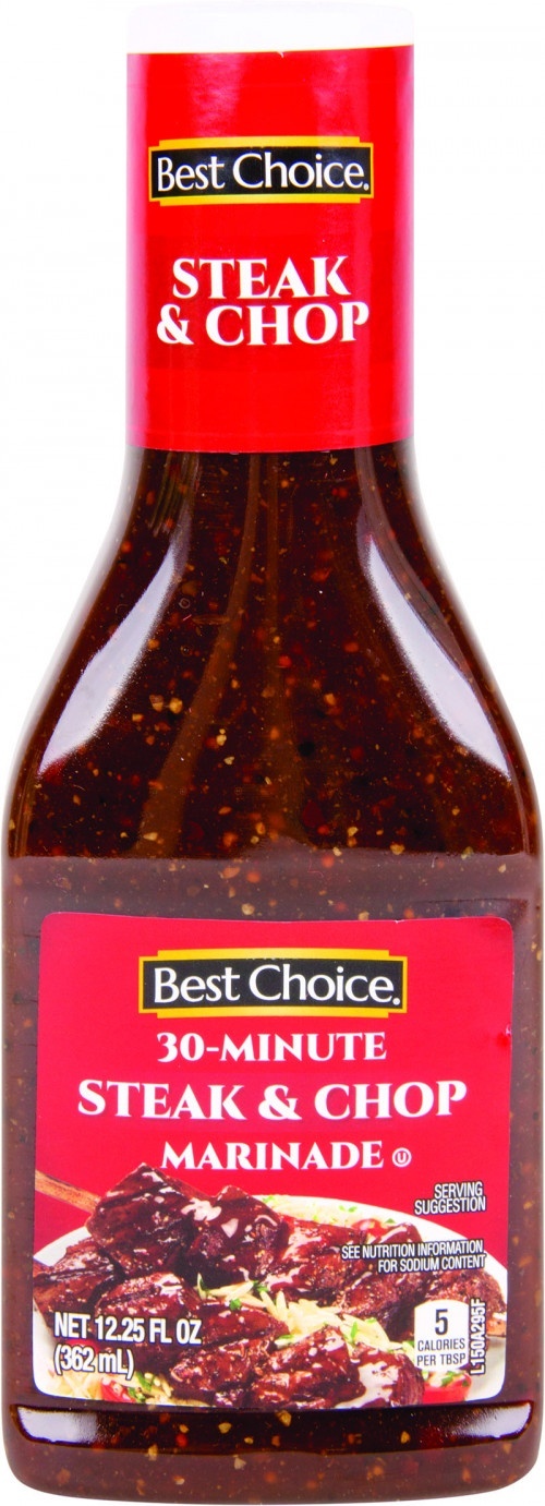 slide 1 of 1, Best Choice 30-Minute Steak&Chop Marinade, 12.25 oz