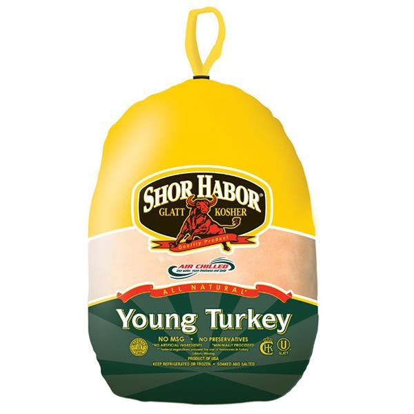 slide 1 of 1, Shor Habor Glatt Kosher All Natural Young Turkey, 16 lb