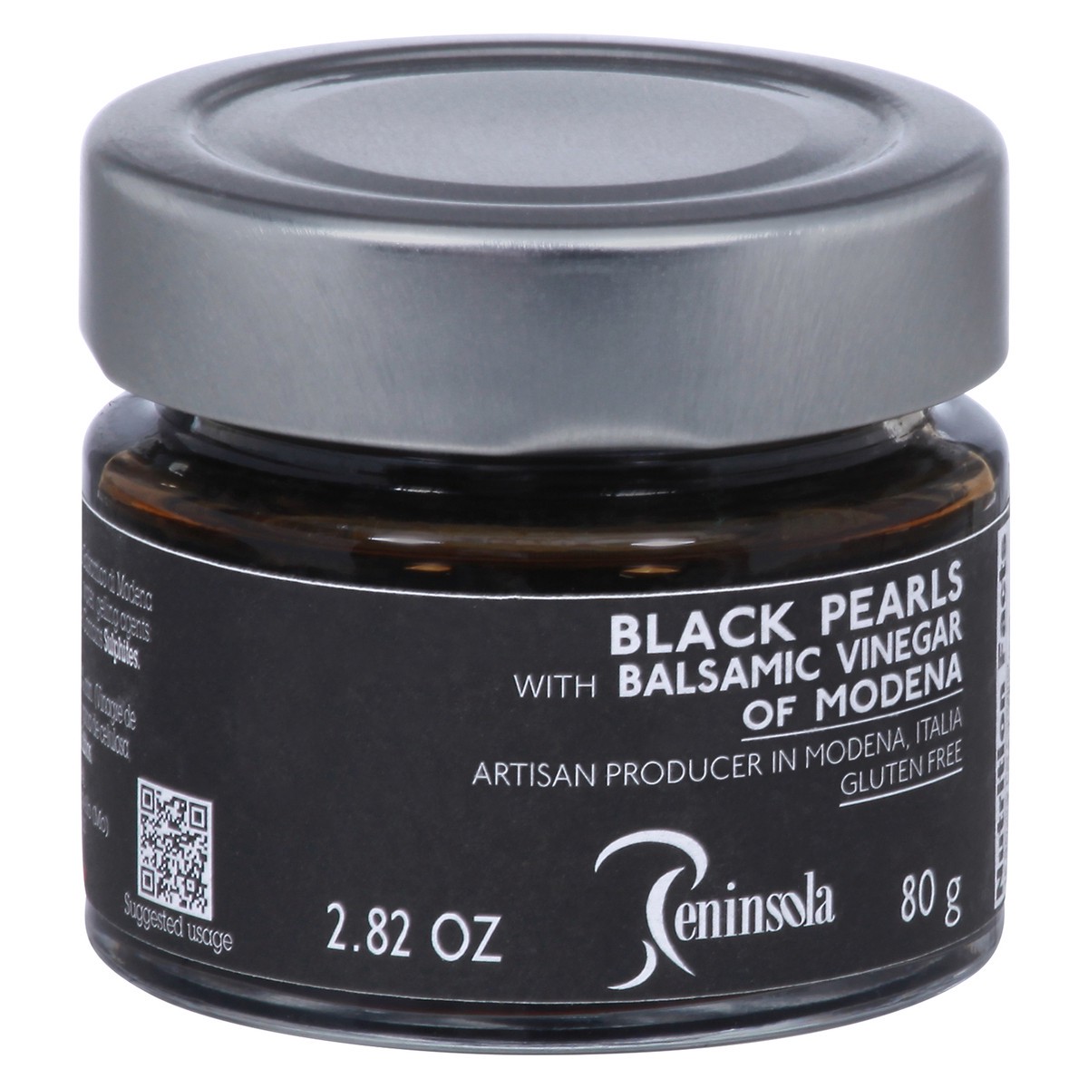 slide 6 of 9, Peninsola Black Pearls with Balsamic Vinegar of Modena 2.82 oz, 2.82 oz