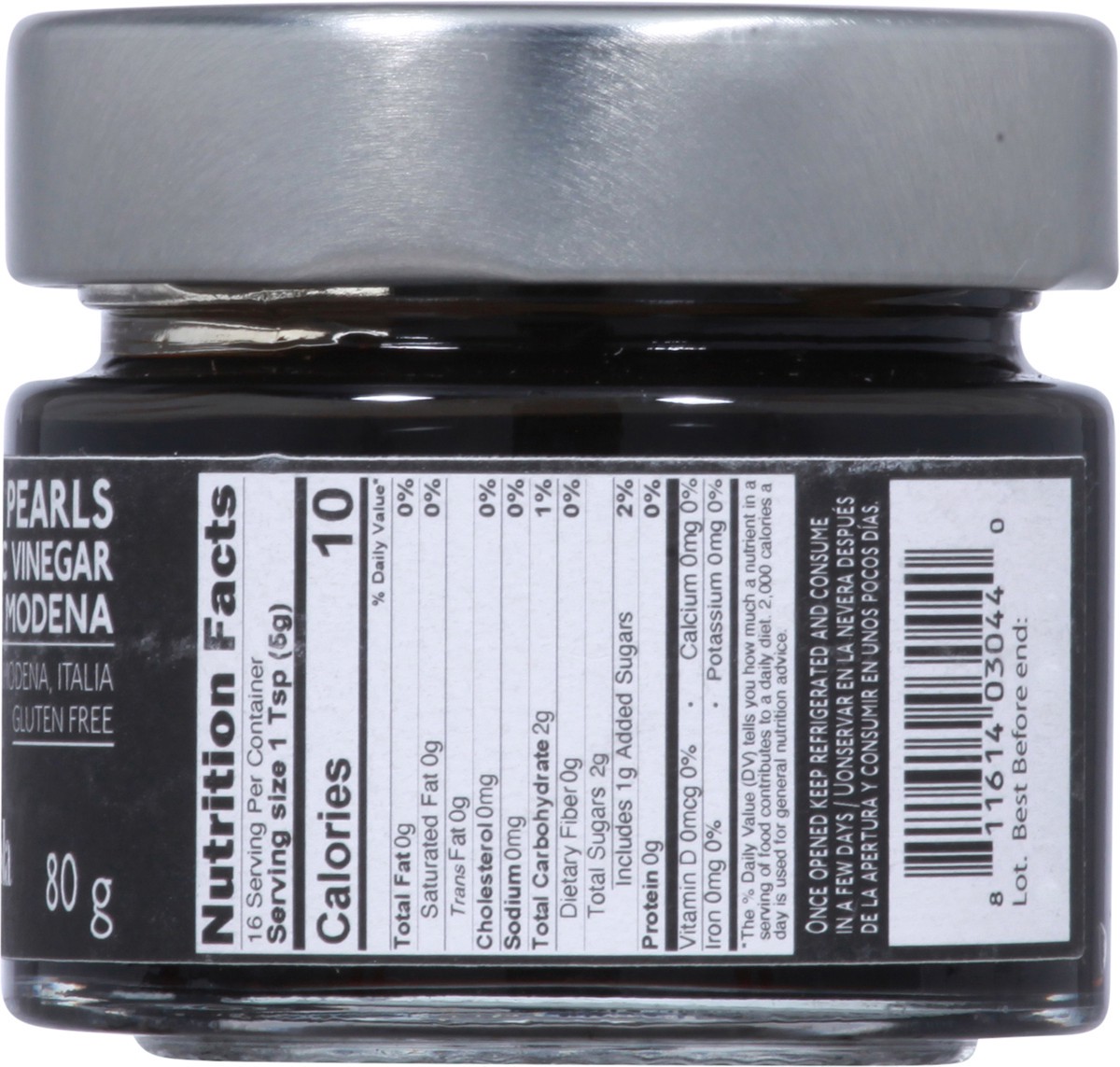 slide 7 of 9, Peninsola Black Pearls with Balsamic Vinegar of Modena 2.82 oz, 2.82 oz