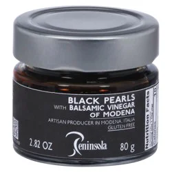 Peninsola Black Pearls with Balsamic Vinegar of Modena 2.82 oz