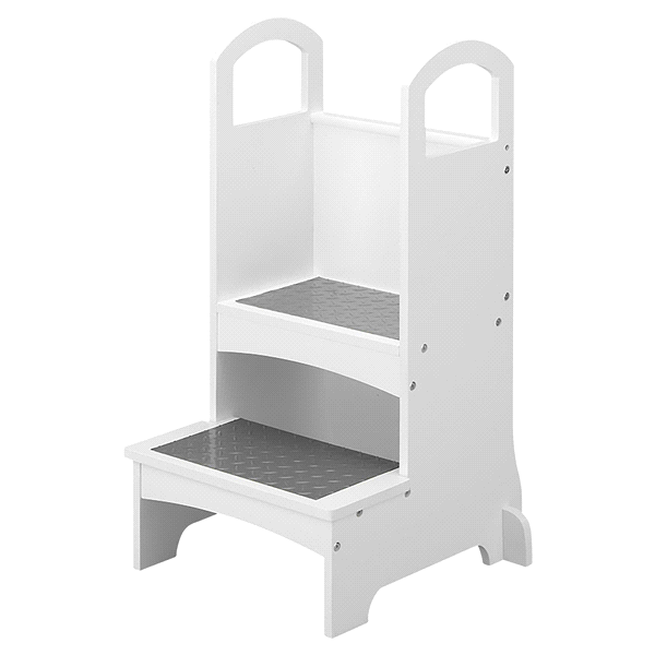 slide 1 of 1, Whitmor Kids Step to It Stool - White, 1 ct