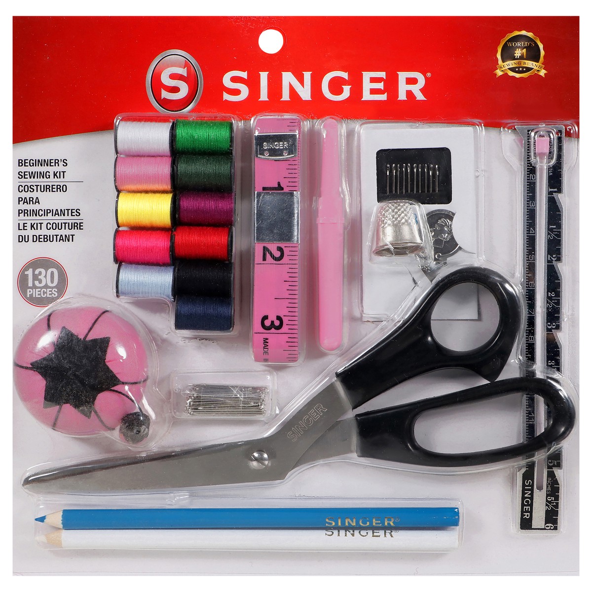 slide 3 of 3, Singer Sewing Kit - Beginners, 1 ct