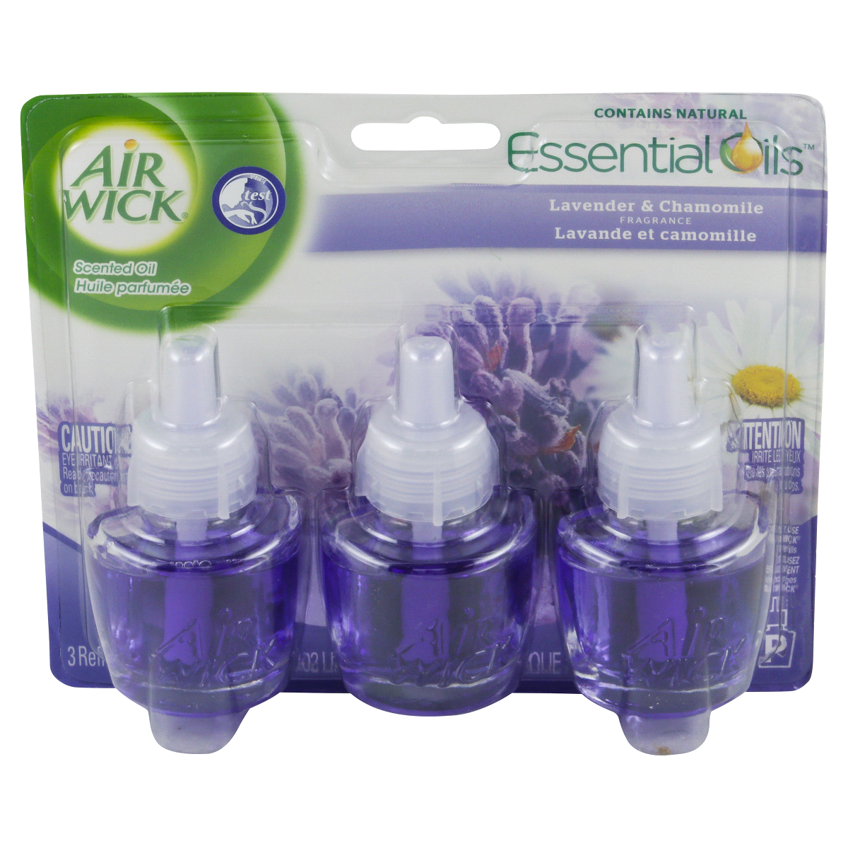 slide 1 of 2, Air Wick Scented Oil Air Freshener, Lavender And Chamomile Scent, Triple Refills, 0.67 oz
