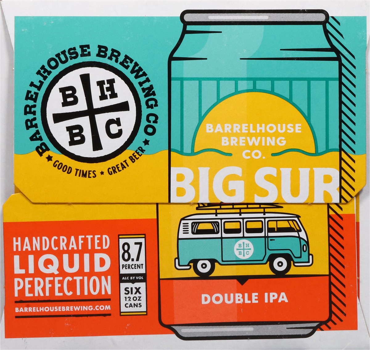 slide 10 of 11, Barrel House Brewing Co. Double IPA Big Sur Beer Can 6 ea, 6 ct