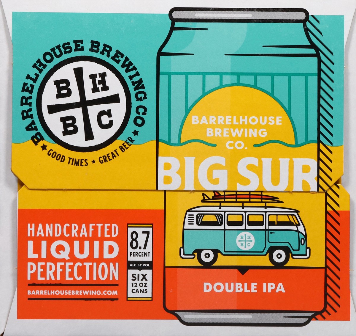 slide 7 of 11, Barrel House Brewing Co. Double IPA Big Sur Beer Can 6 ea, 6 ct