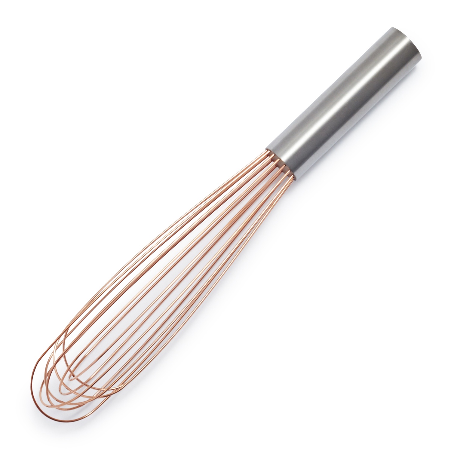 slide 1 of 1, Chris Theofel Innovations Copper French Whisk, 10 in