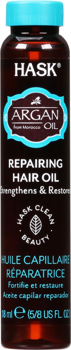 slide 5 of 13, Hask Argan Oil Repairing Hair Oil 0.608 fl oz, 0.61 fl oz