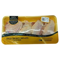 slide 1 of 1, Sanderson Farms Chicken Breasts Split Jumbo, 