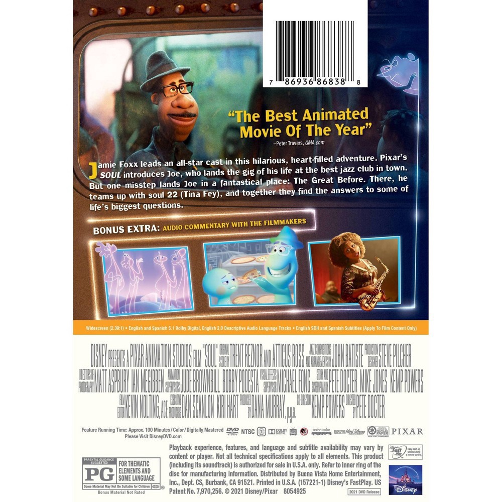 slide 2 of 2, Disney Soul (DVD), 1 ct