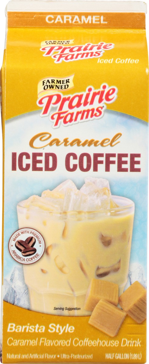 slide 2 of 9, Prairie Farms Barista Style Caramel Iced Coffee - 1/2 gal, 1/2 gal