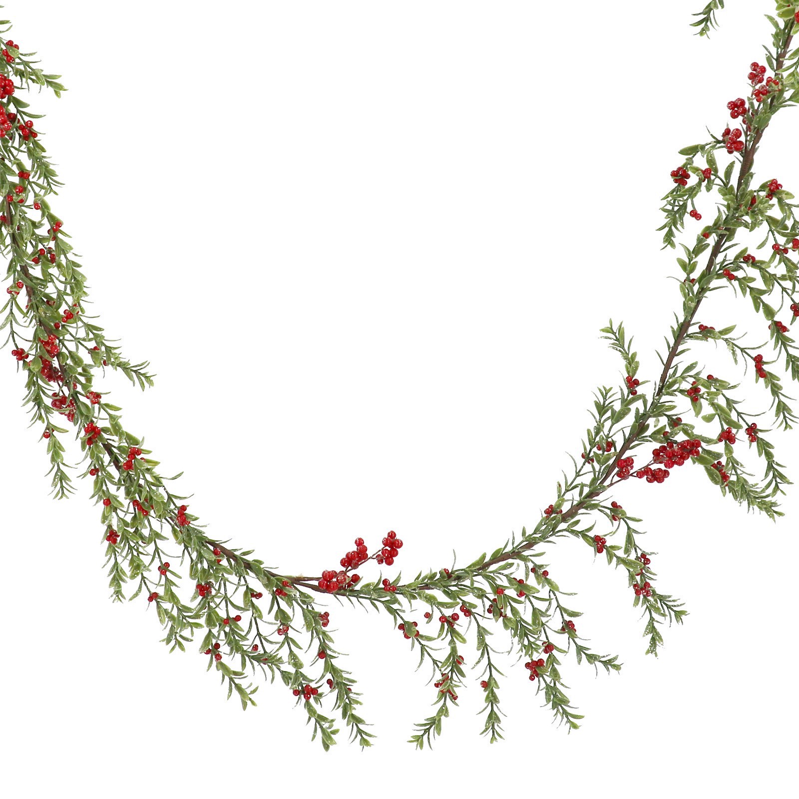 slide 2 of 2, 6ft. Red Berry & Greenery Garland By Ashland, 6 ft