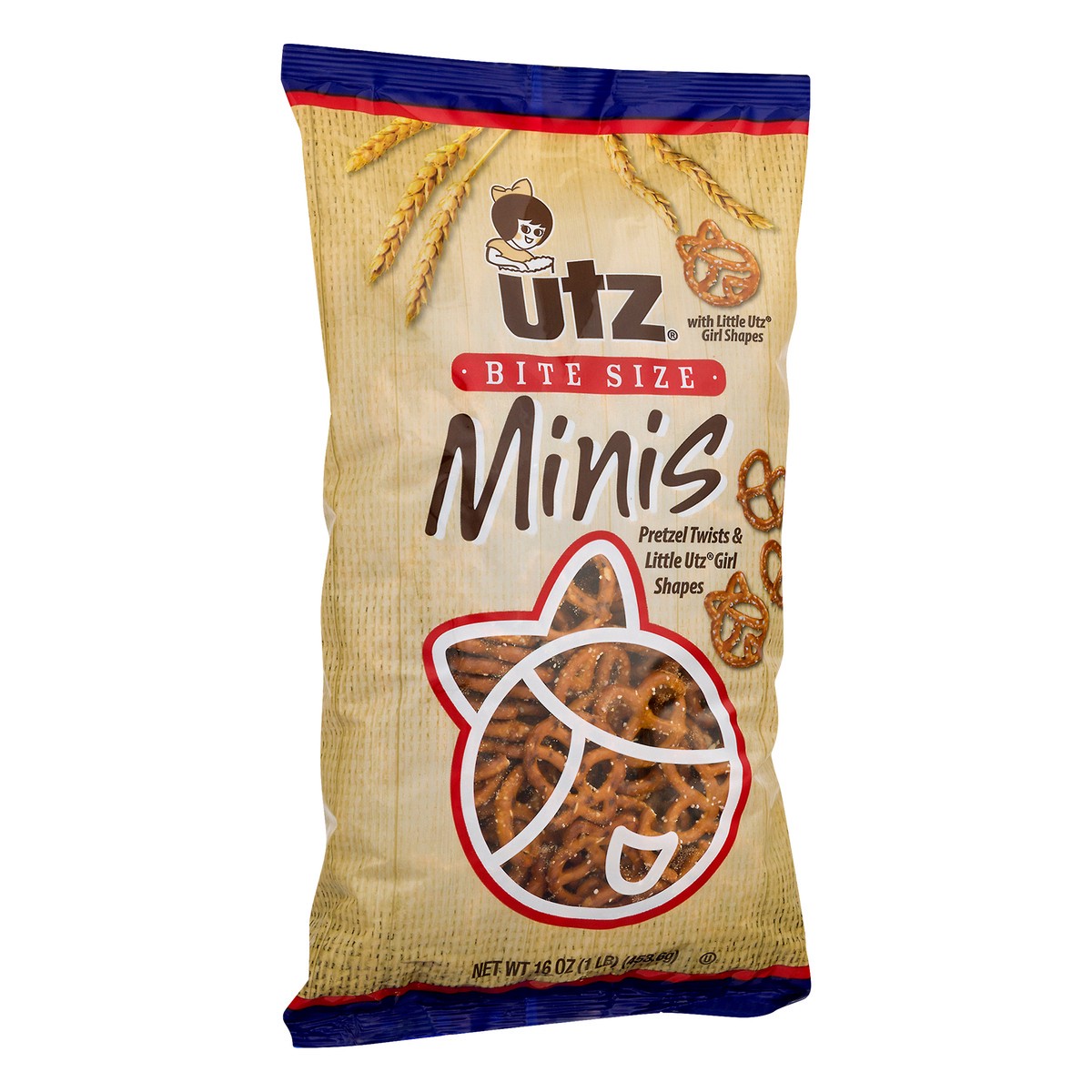 slide 3 of 10, Utz Minis Bite Size Pretzels 16 oz, 16 oz