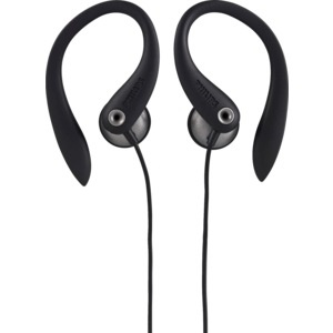 slide 1 of 1, Philips Earhook Headphones Secure Fit, 1 pair