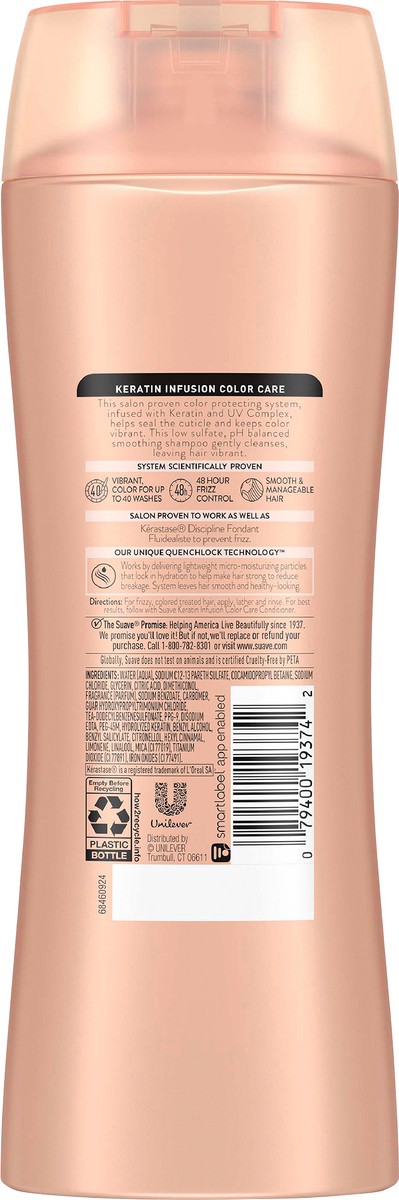 slide 3 of 3, Suave Professionals Color Care Shampoo Keratin Infusion, 12.6 oz, 12.6 oz