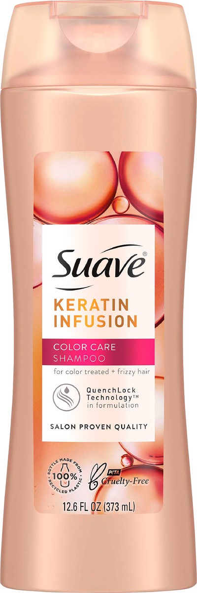 slide 2 of 3, Suave Professionals Color Care Shampoo Keratin Infusion, 12.6 oz, 12.6 oz