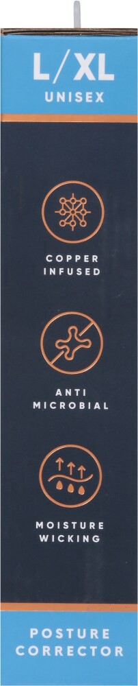 slide 4 of 6, Copper Compression Unisex Posture Corrector L/XL 1 ea, 1 ct