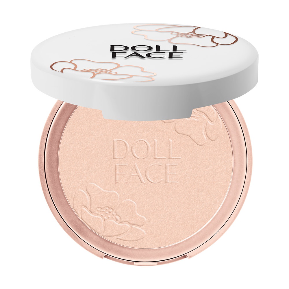 slide 1 of 1, Doll Face Blot & Blur Mattifying Face Powder, Matte Translucent, 0.032 oz