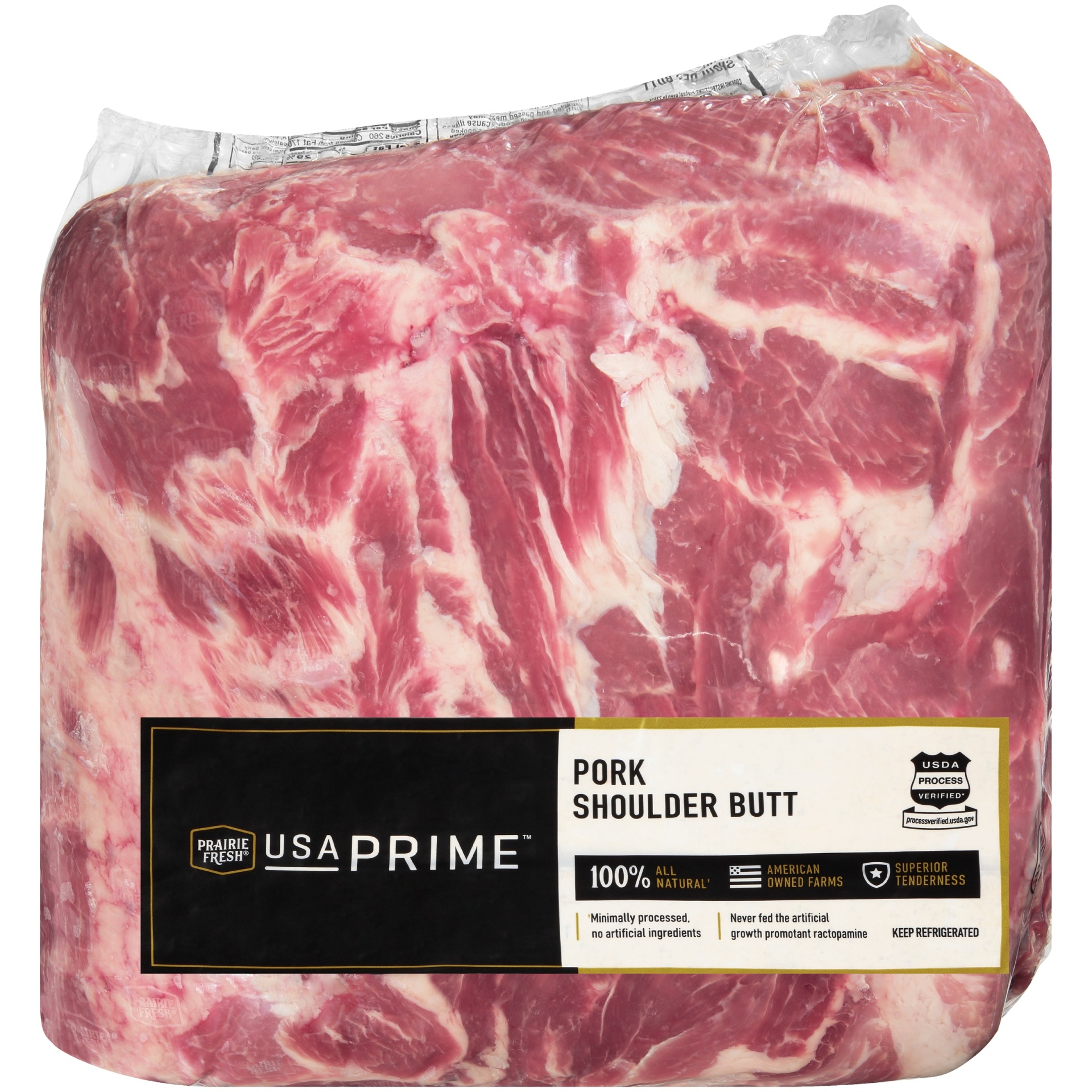 slide 1 of 1, Usa Prime Pork Butt Whole Cryovac, 1 ct