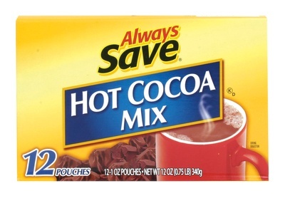 slide 1 of 1, Always Save Hot Cocoa Mix, 12 ct