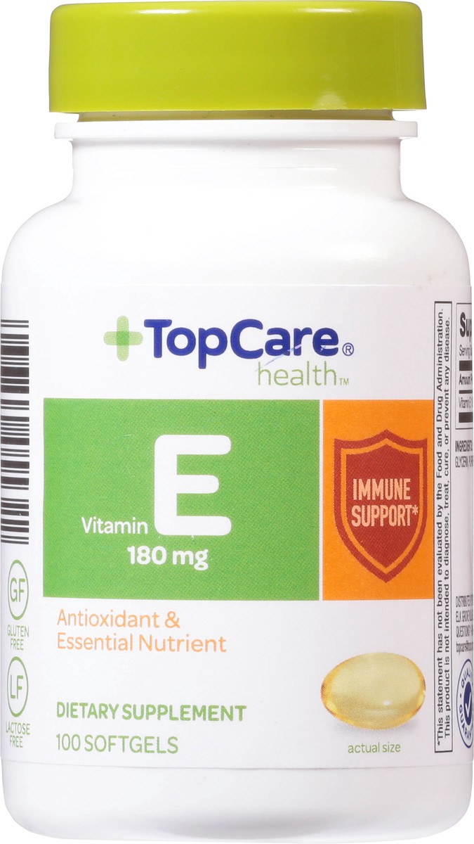 slide 1 of 9, TopCare Vitamin E Syn 400Iu, 100 ct