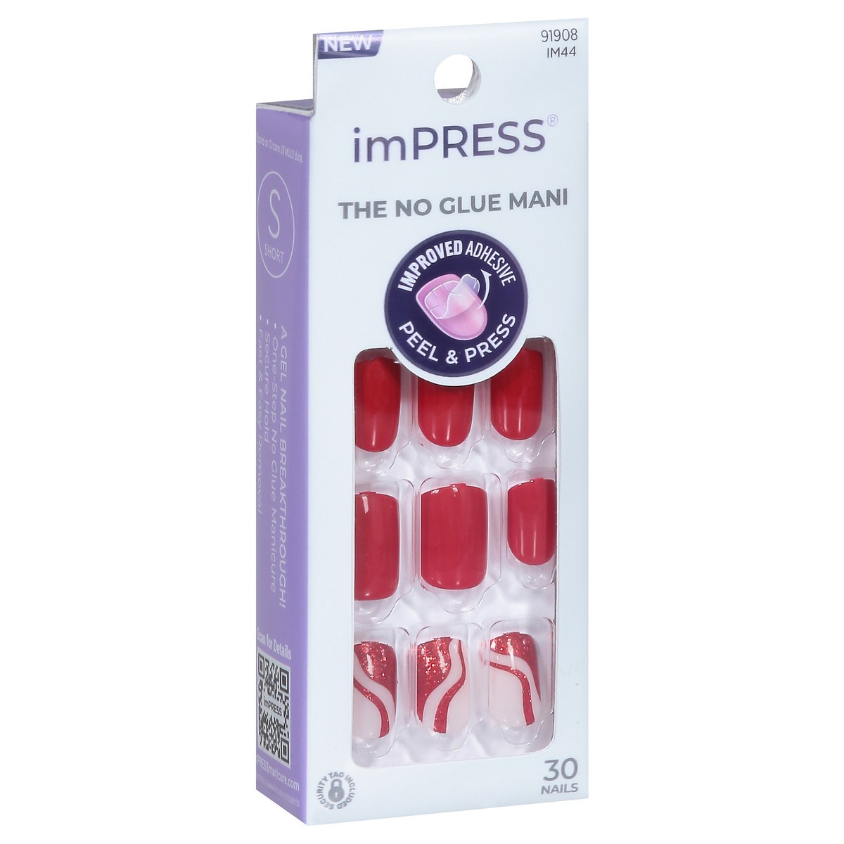 slide 3 of 9, imPRESS Endlessly Nails Short 30 ea, 30 ct